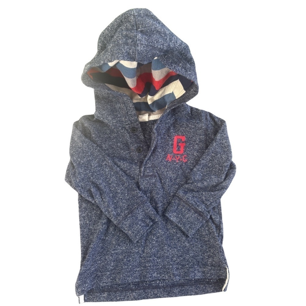 Baby Gap Size 3 Years Boys Long Sleeve Blue Hoodie